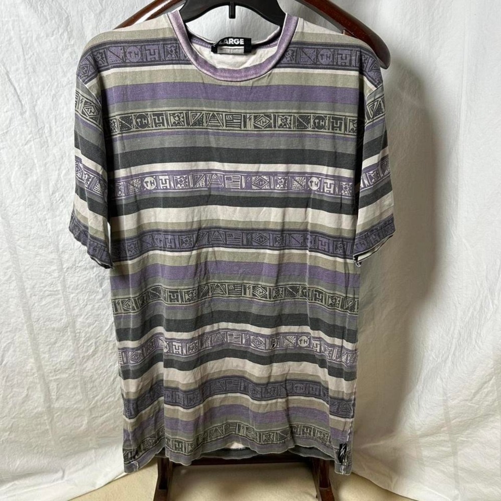 The Hundreds Mens Multicolor Tshirt Preppy Shirt Large‎